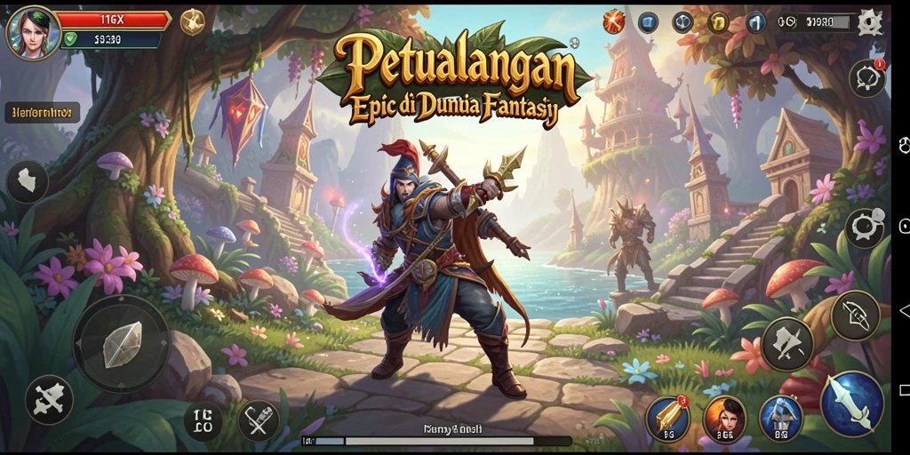 Gameplay menakjubkan dari 116X dengan petualangan seru di dunia fantasi.