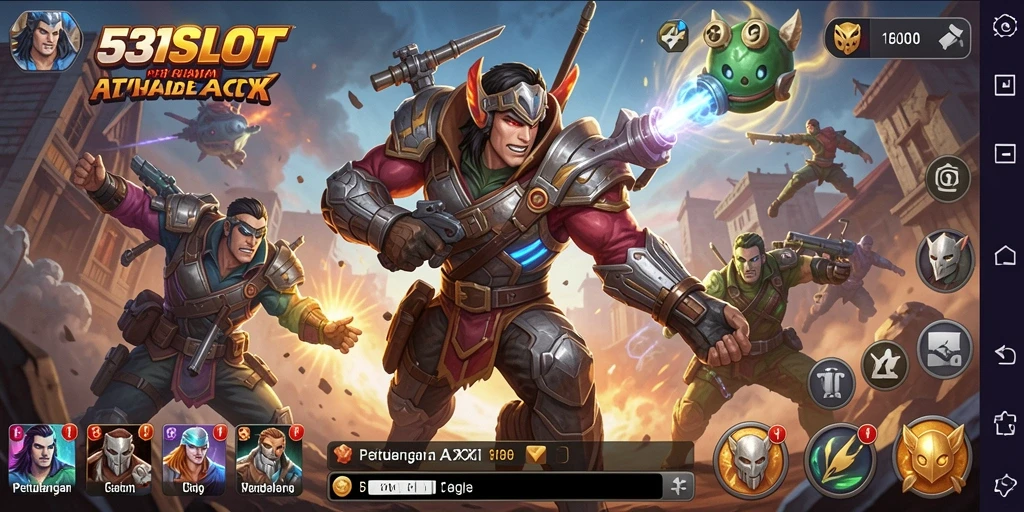 Screenshot gameplay 531SLOT yang penuh aksi.