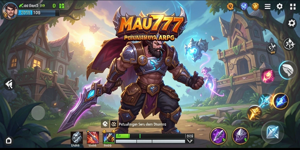 Tampilan menakjubkan dari gameplay ARPG dalam MAU777.