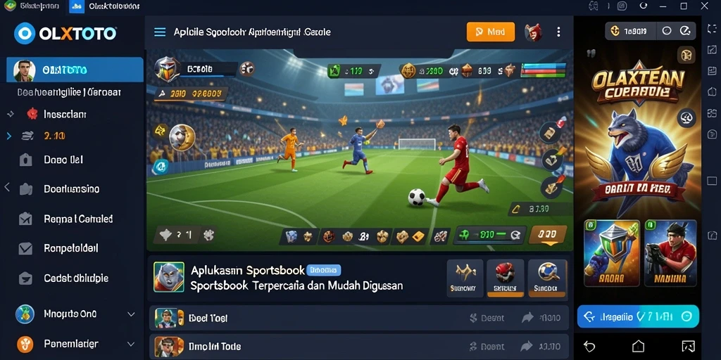 Tampilan menarik dari gameplay olahraga di OLXTOTO.