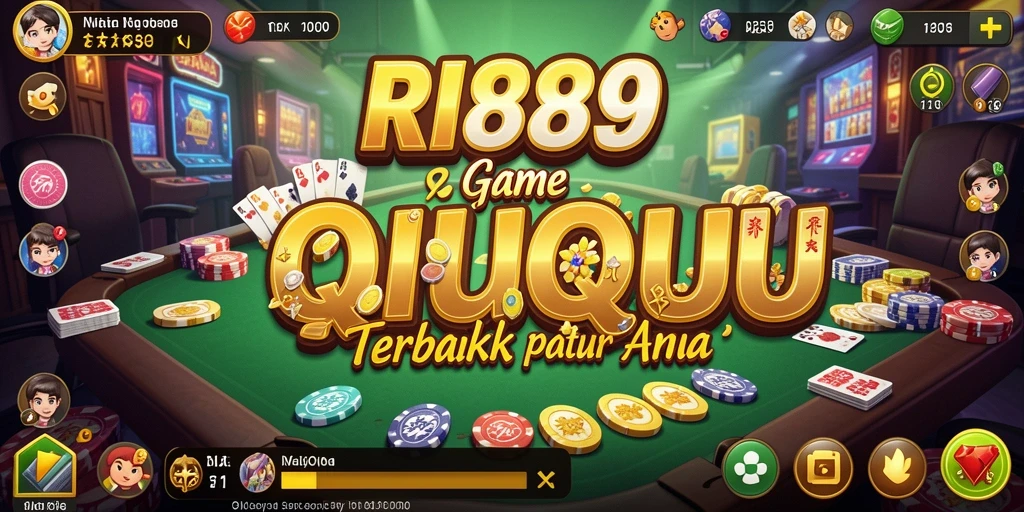 Screenshot gameplay QiuQiu dari RI889 yang seru dan menantang.